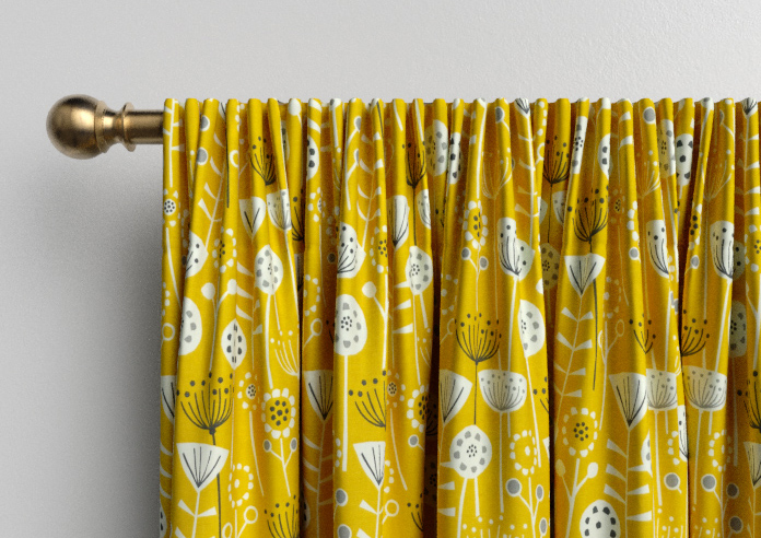 Bergen, Ochre - Made to Measure Curtains - Image 9